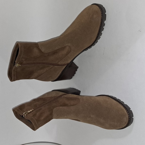 COACH Joy Suede Boots size 10 New in box tan suede Coach boots - Picture 3 of 8